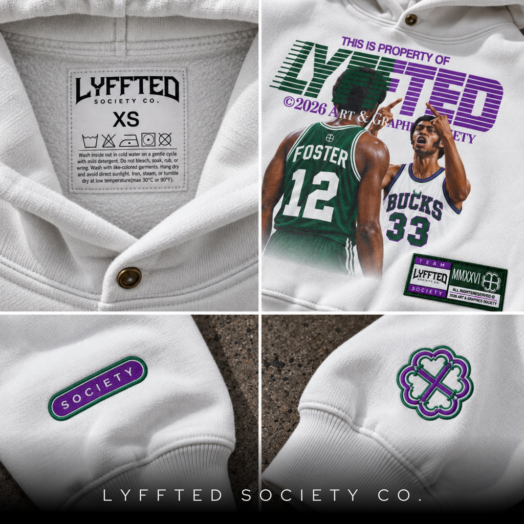 BUCKS #33 - Snap Boxy Hoodie