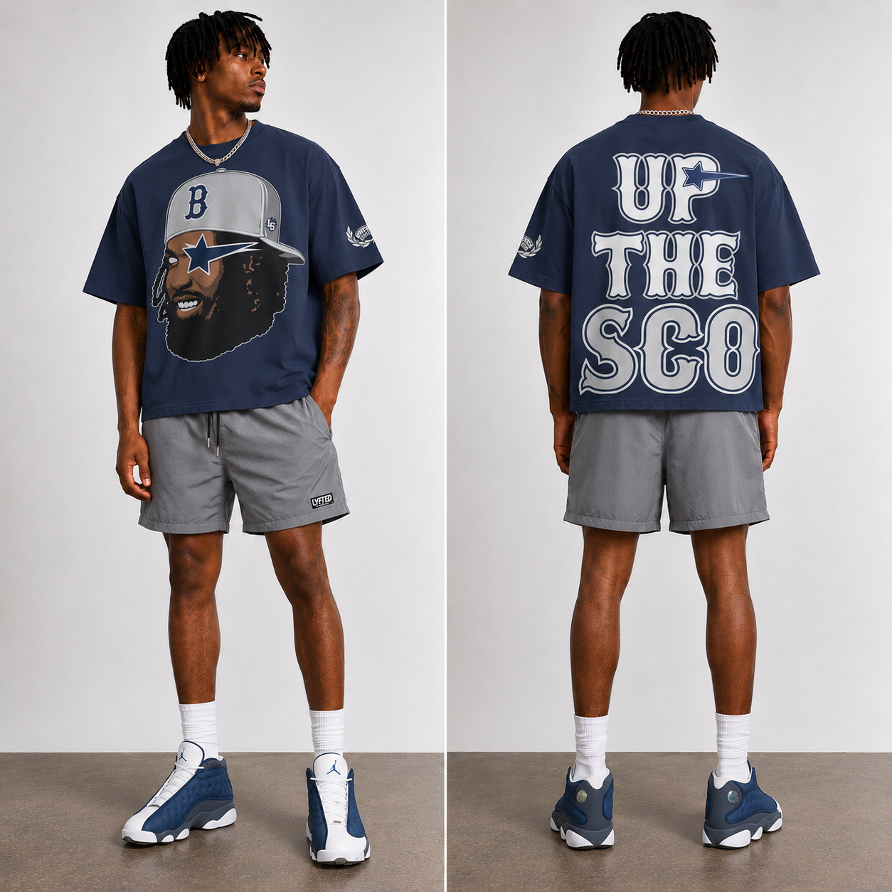Up The Sco - Flint Oversize Tee