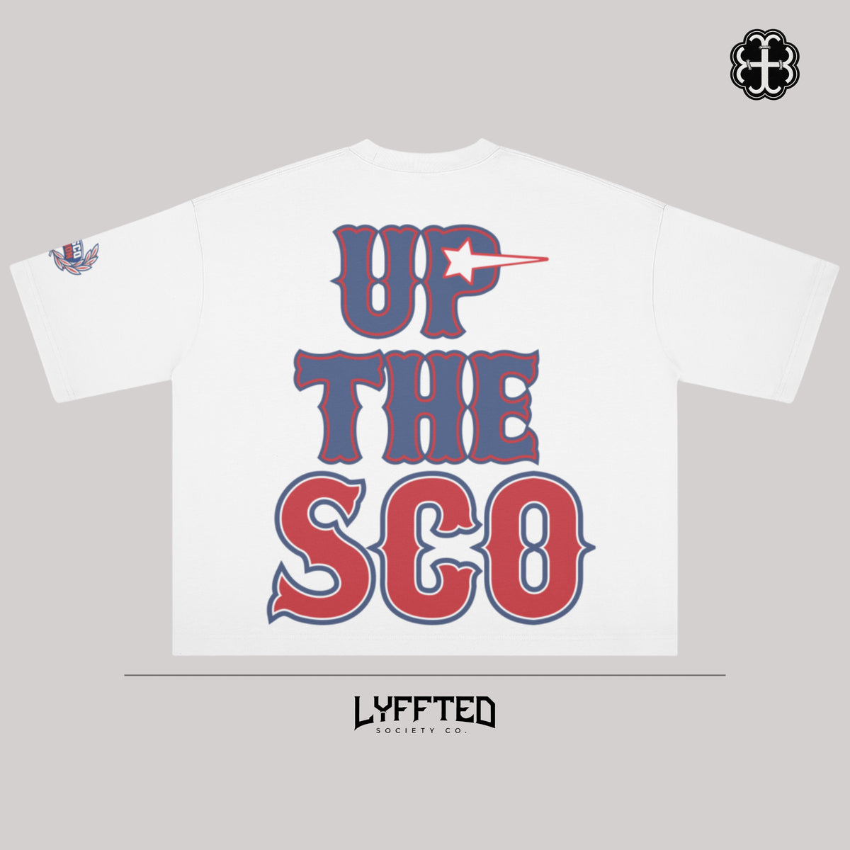 Up The Sco - RWB  (Boxy Tee)