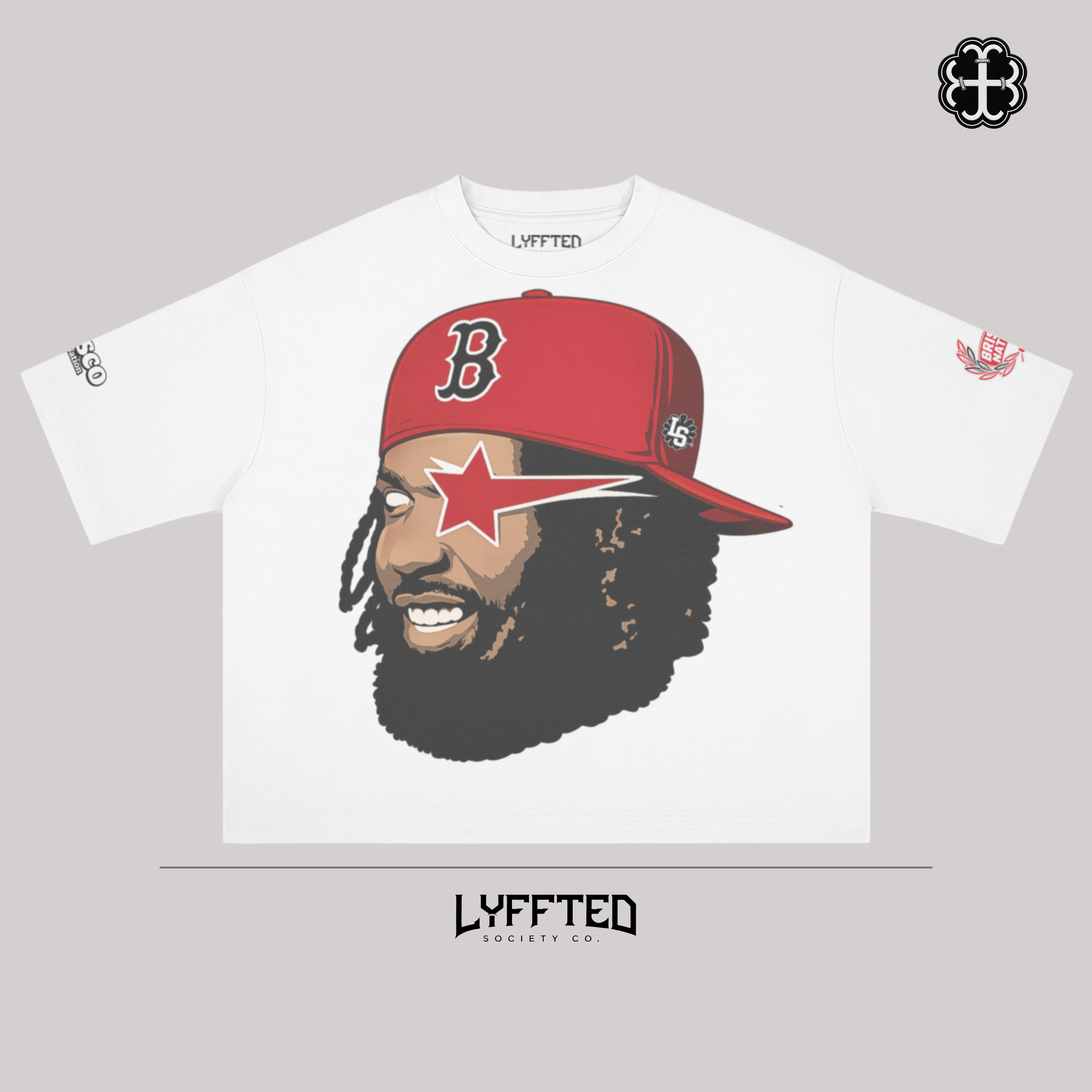 Up The Sco -BULLS  (White) Boxy Tee