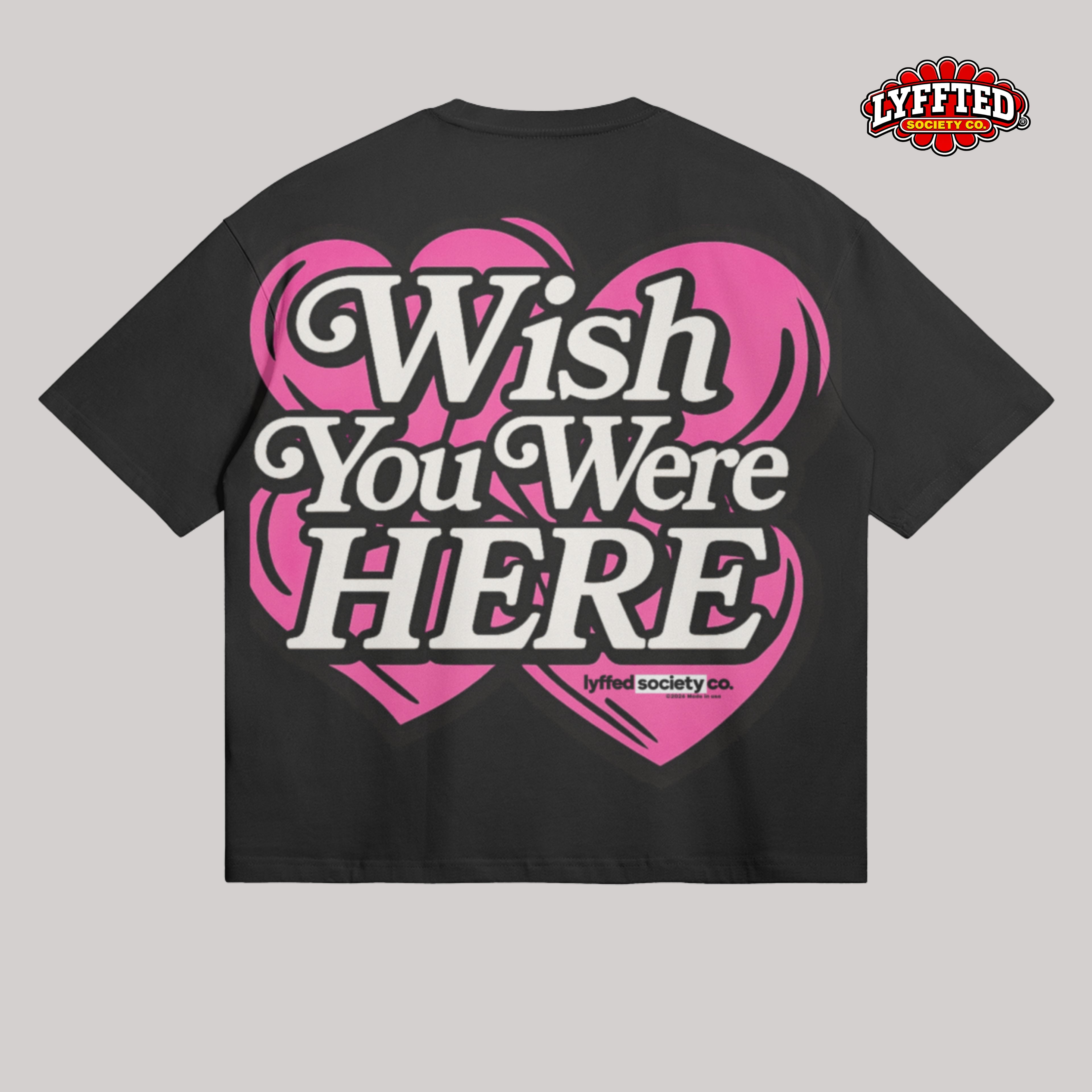 Fonz - W.Y.W.H (Wish You Were Here)  Boxy Tee