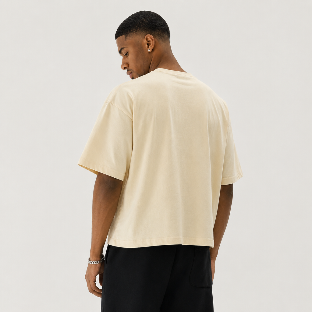 Premium Custom 280GSM Cropped Unisex Classic Boxy Tee