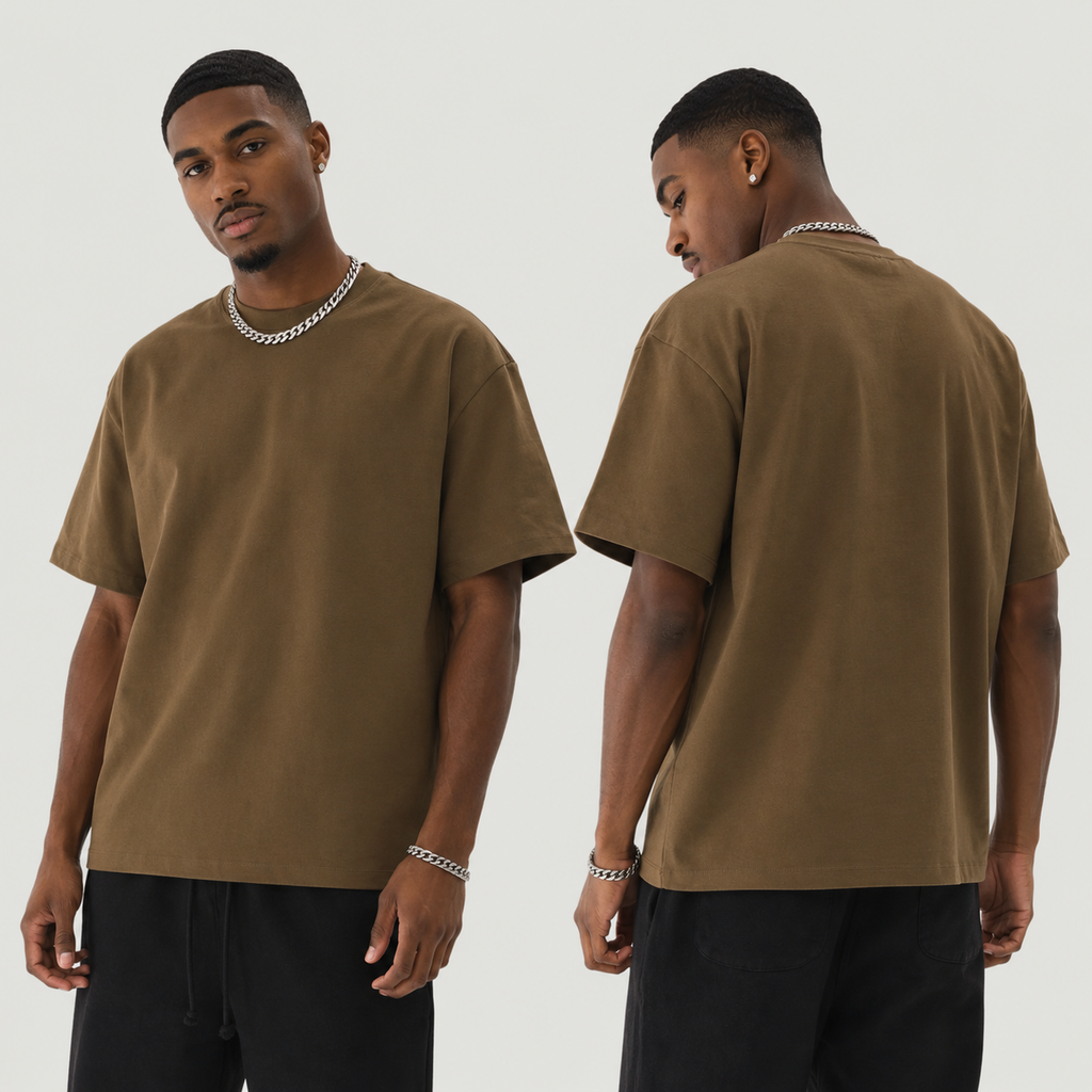 Premium Custom 425GSM Unisex Oversized Crew Neck T-shirt