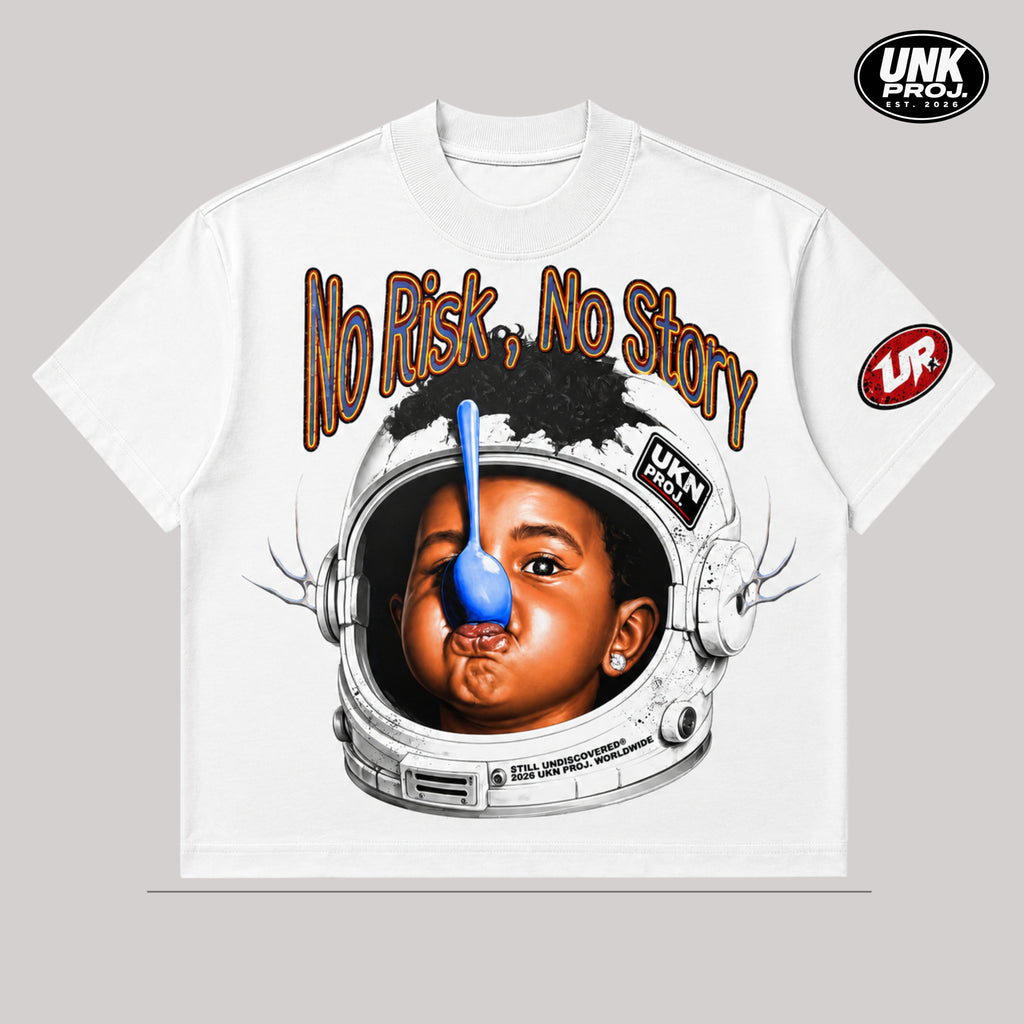NO RISK NO STORY (Boxy Tee)