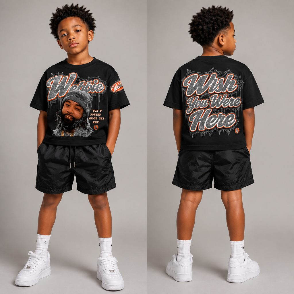 Webbie WYWH (Wish You Were Here) Kids Boxy Tee