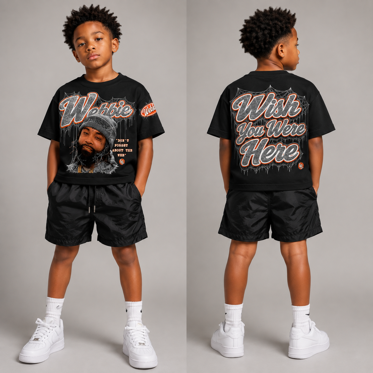 Webbie WYWH (Wish You Were Here) Kids Boxy Tee