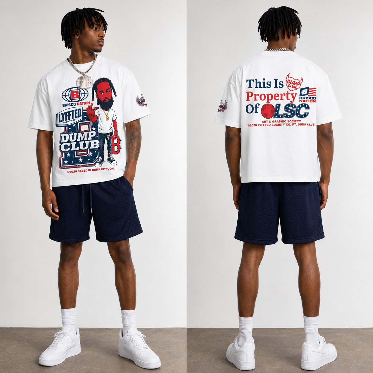 Brisco Ft. Dump Club - Boxy Tee