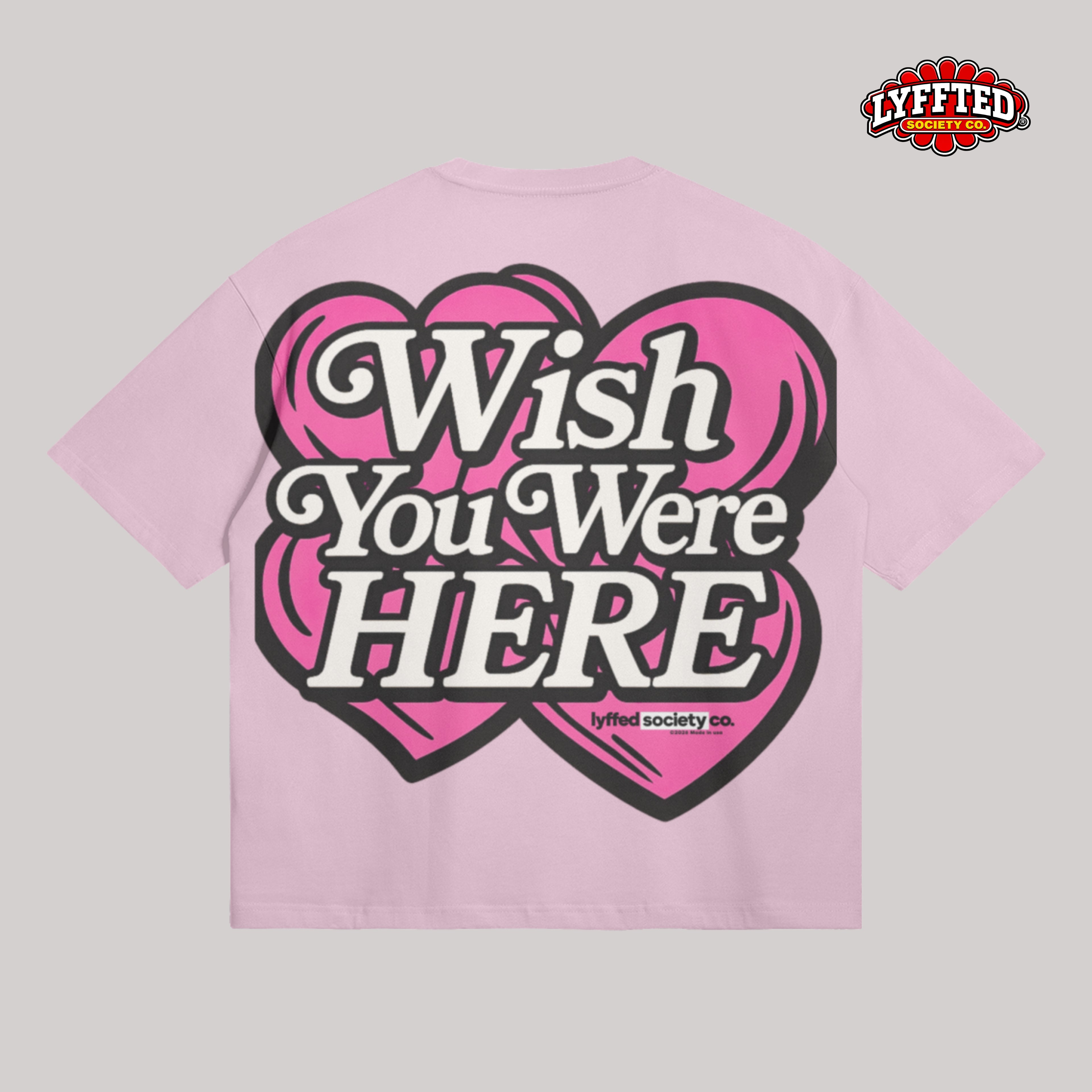 Fonz - W.Y.W.H (Wish You Were Here)  Boxy Tee