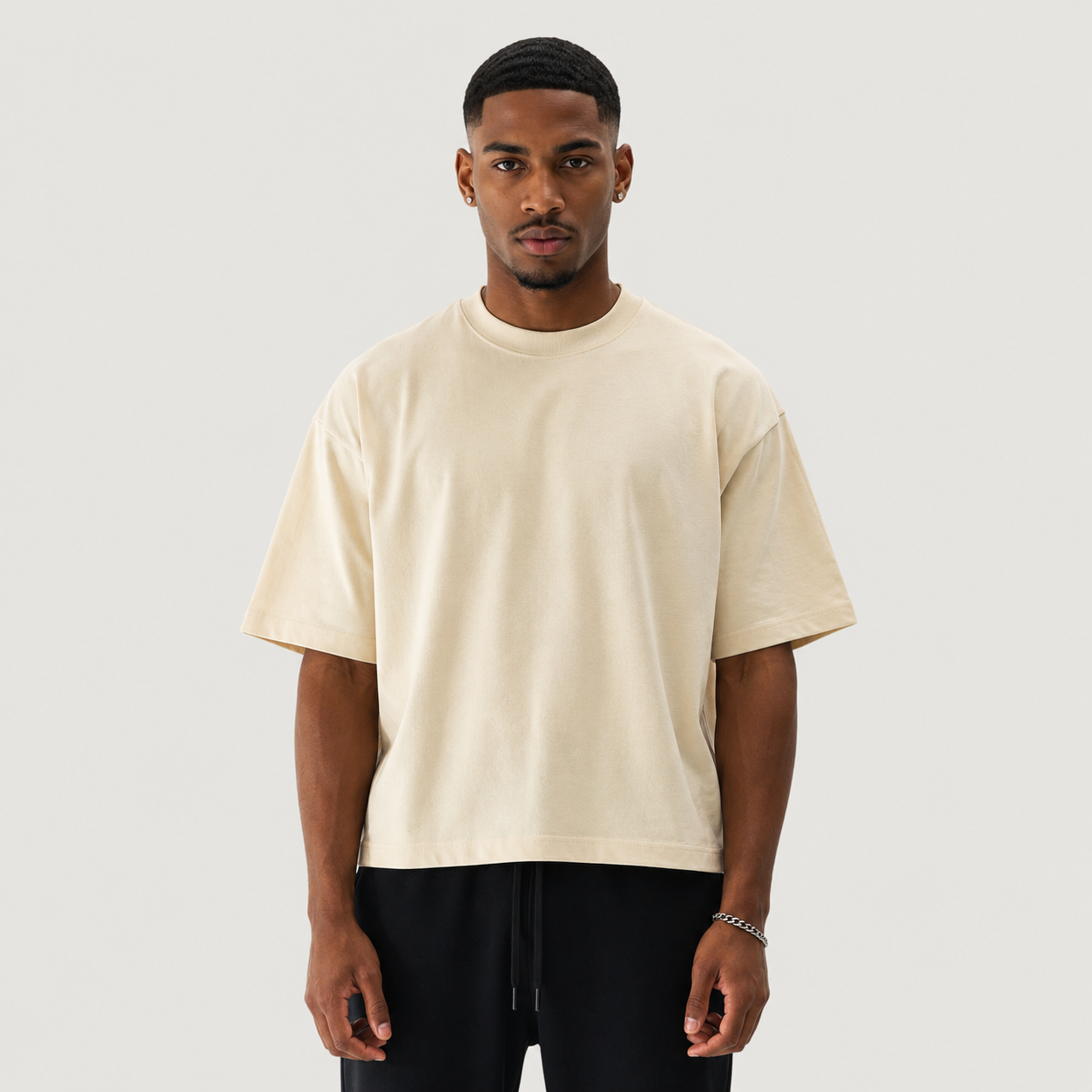 Premium Custom 280GSM Cropped Unisex Classic Boxy Tee